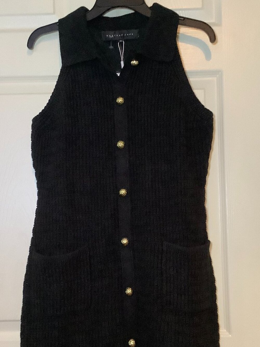 Endless Rose NWT sleeveless crochet knit mini dress